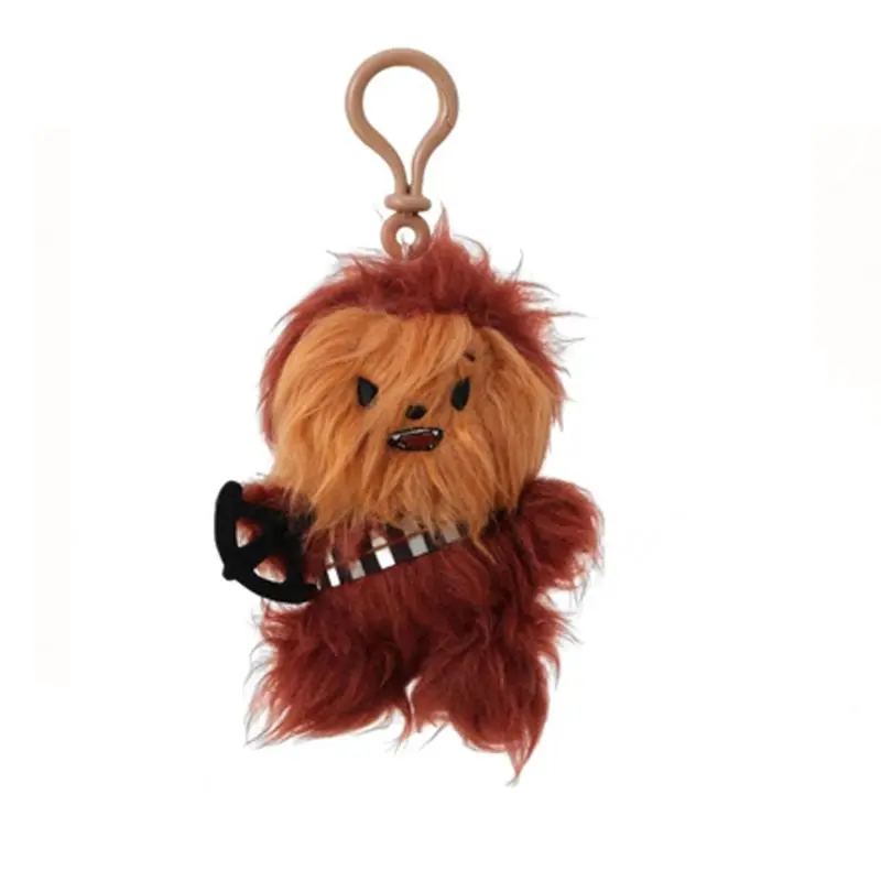Star Wars Chewbacca Plush Pocket Keychain Charms & Twillies - Soft Mini Stuffed Toy Pendant, Collector's Edition Everyday Accessory for Backpacks-Keys, Surprise Your Loved Ones Fan Gift
