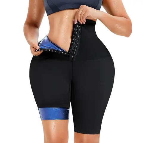 Women's Sauna Shapewear Shorts Pants for Women, High Waist Tummy Control Waist Trainer Sport Leggings Body Shaper, Workout Gym Exercise Clothing, Tummy Tuck Shapewear, High Waist Girdle