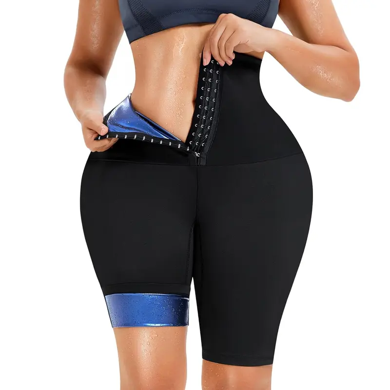 Women's Sauna Shapewear Shorts Pants for Women, High Waist Tummy Control Waist Trainer Sport Leggings Body Shaper, Workout Gym Exercise Clothing, Tummy Tuck Shapewear, High Waist Girdle