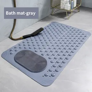 Non-slip Shower Mat with Suction Cups and Foot Massage Perfect for Home Bathroom Essentials and Bathtub Safety
