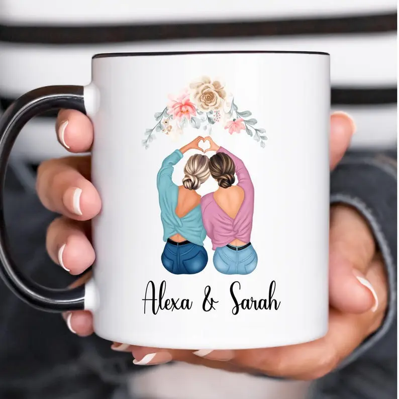 [Sale off up to 50%] To My Bestie Mug, Gift for BestFriend, Long Distance Friendship Mug, Best Friends Gifts, Personalized Friend Mug, Gift for Friend, 11oz Accent Mug