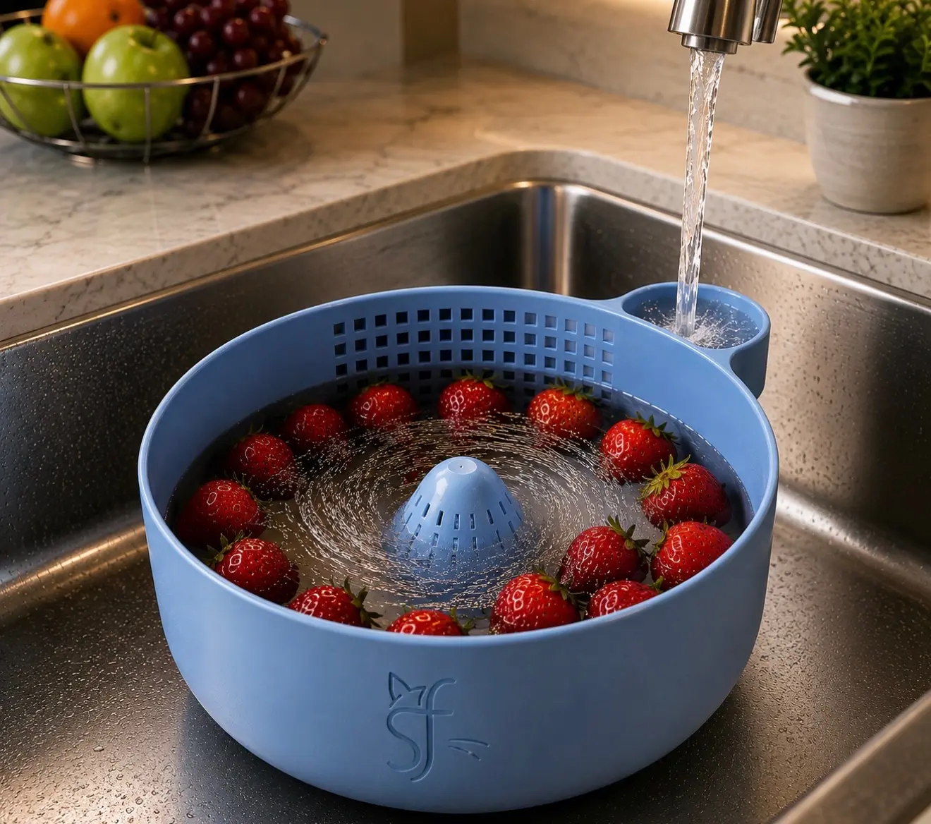 Fruits Washer, Kitchen Utensil, Specialty Kitchen Gadget, 3d Printed