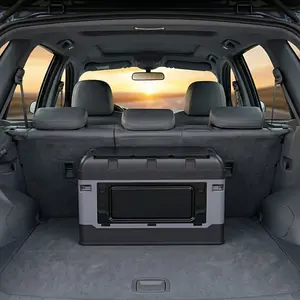 UTEK Foldable Car Storage Box, Large-Capacity Trunk Organizer. Thickened, wear-resistant and sturdy, with multi-compartment design for neat sorting. Compact and portable, ideal for outdoor, fishing and camping. Perfect for sedans, SUVs and vans.