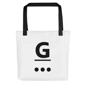 Tote Bag - Classic Black Logo (front & back print)