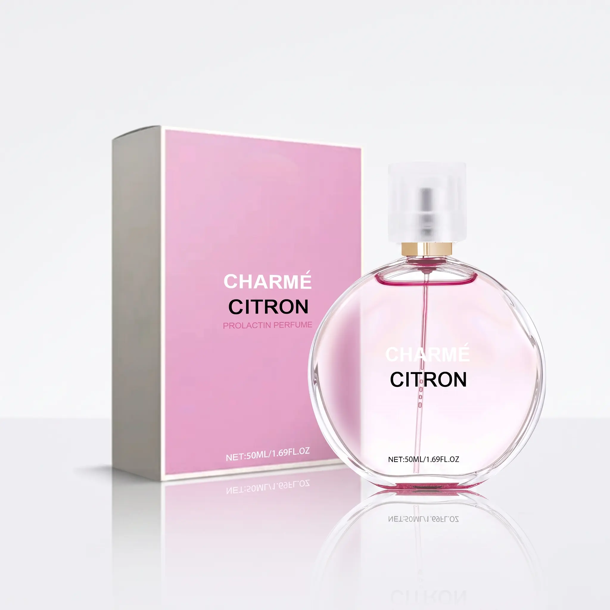 Women's Pheromone Perfume - 50ml Floral Rose EDT Infused with Rose Extract, Daily Spray Regular EDT for Romantic Dates, Pheromones Perfume Women