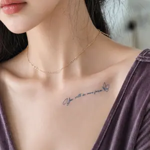 You Will Be Mine Forever-Quote Tattoo