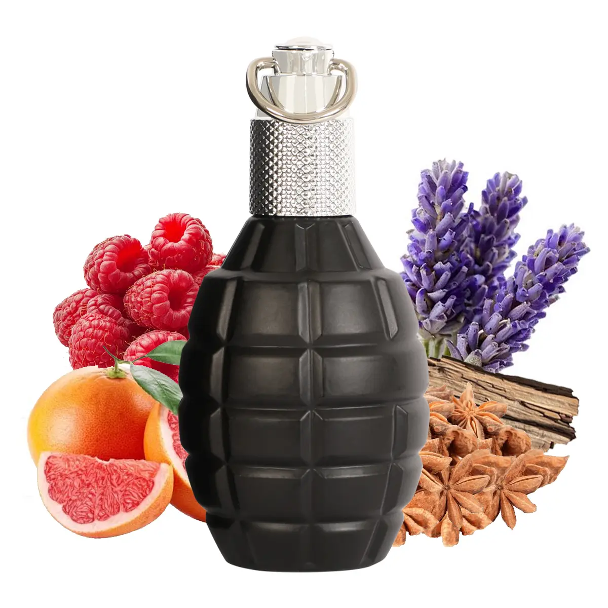 Power Eau de Parfum 100ml - Bold Fragrance for Men, 3.4fl oz, Natural Spray, Unique Grenade Design, Perfect for Everyday Use