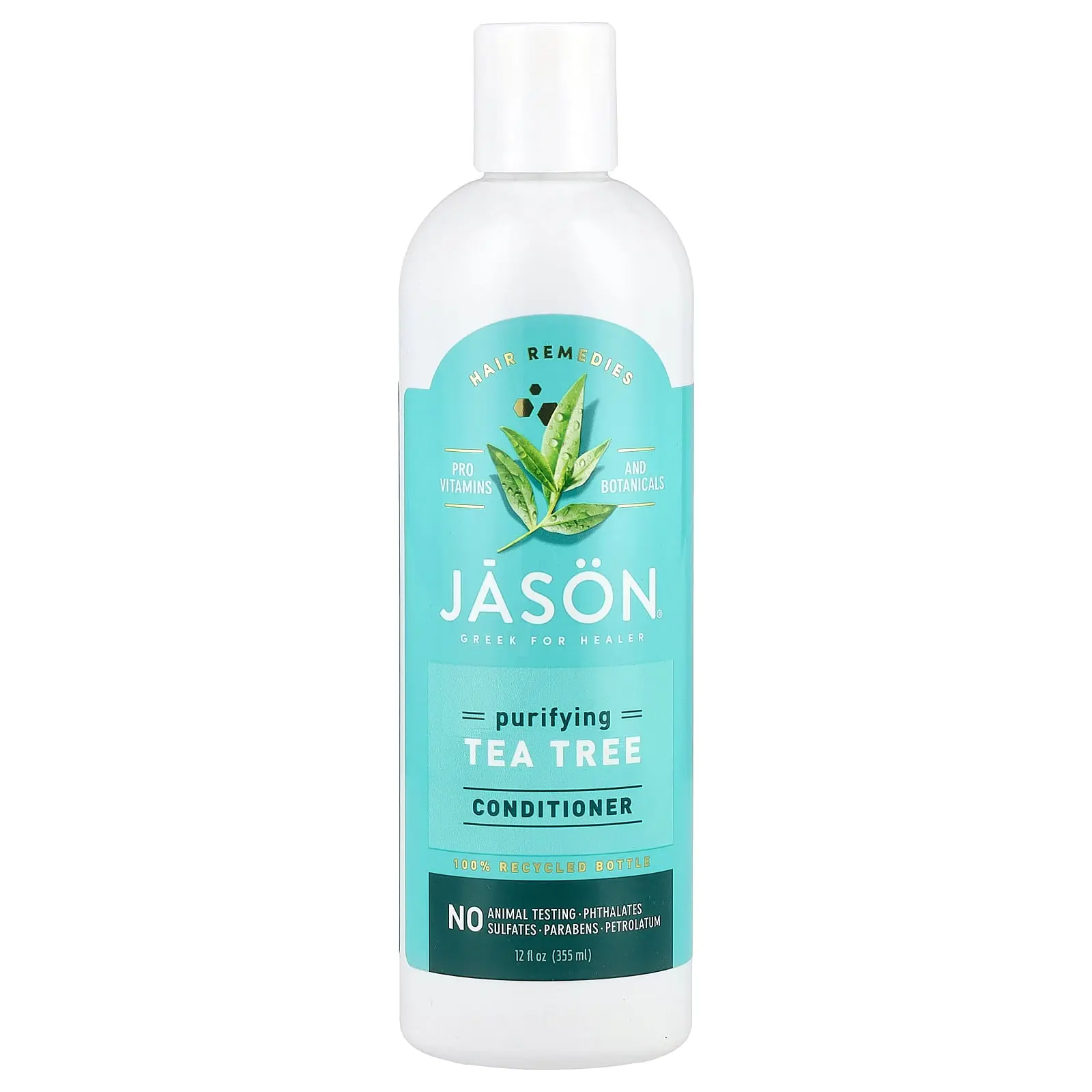 Jason Natural Purifying Conditioner, Tea Tree, 12 fl oz (355 ml)
