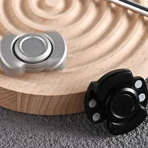 3 in 1 Magnetic Slider Spinning Top Portable Click Button Hand Spinner Multi Play Fidget Toy Stress Relief Entertainment Relax Toy for Adult Daily Use