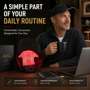 Red Light Therapy Cap for Hair Growth - Wearable Laser Hat,Advanced Hair Growth Devices for Women & Men, Hands-FreeHome Treatment, Innovative Hair Tools & Hair Products, LasersBased Hair Product Haircare