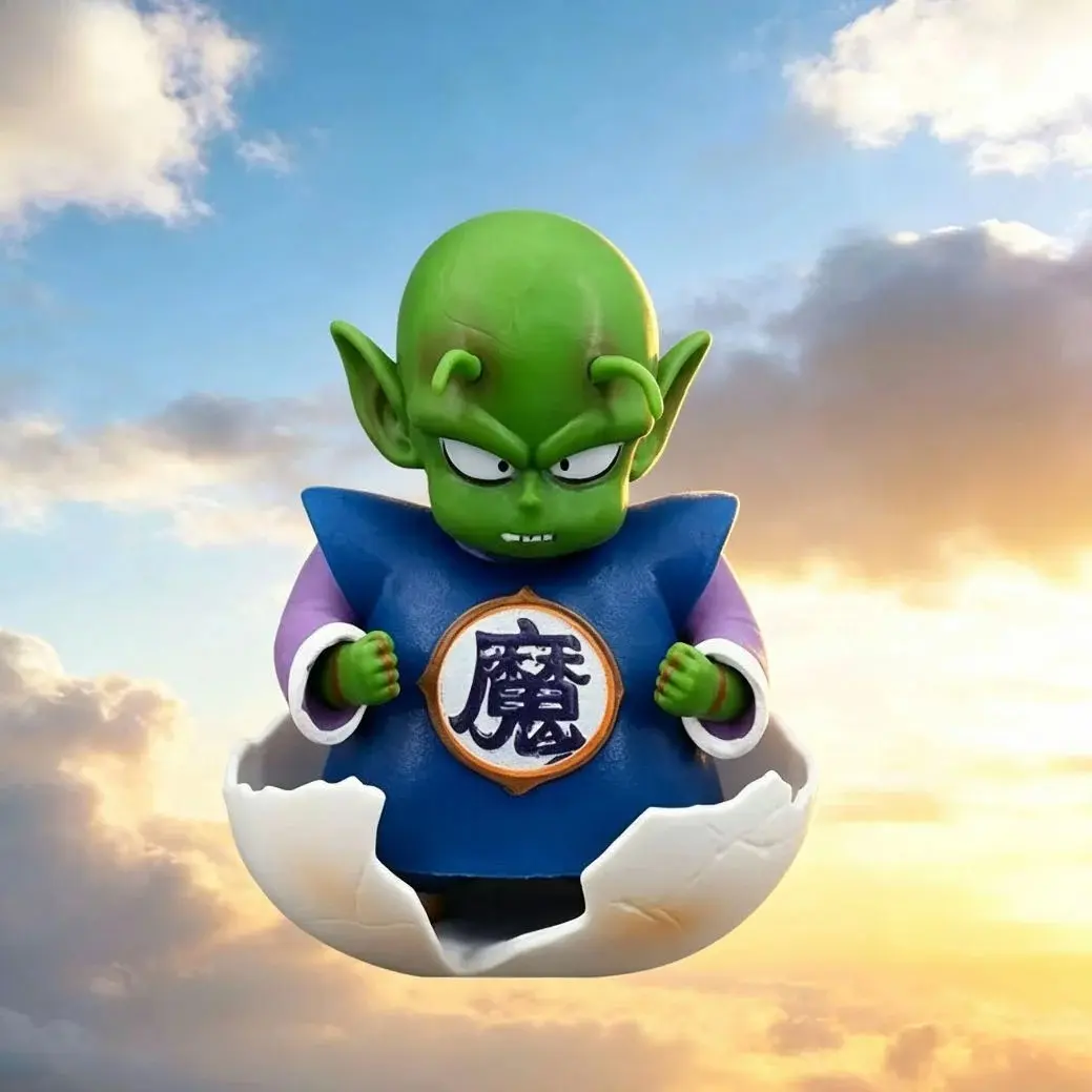 6.5cm/2.5inch Childhood Piccolo Desktop Car Ornament, PVC Material, Anime Figurine Collectible Model
