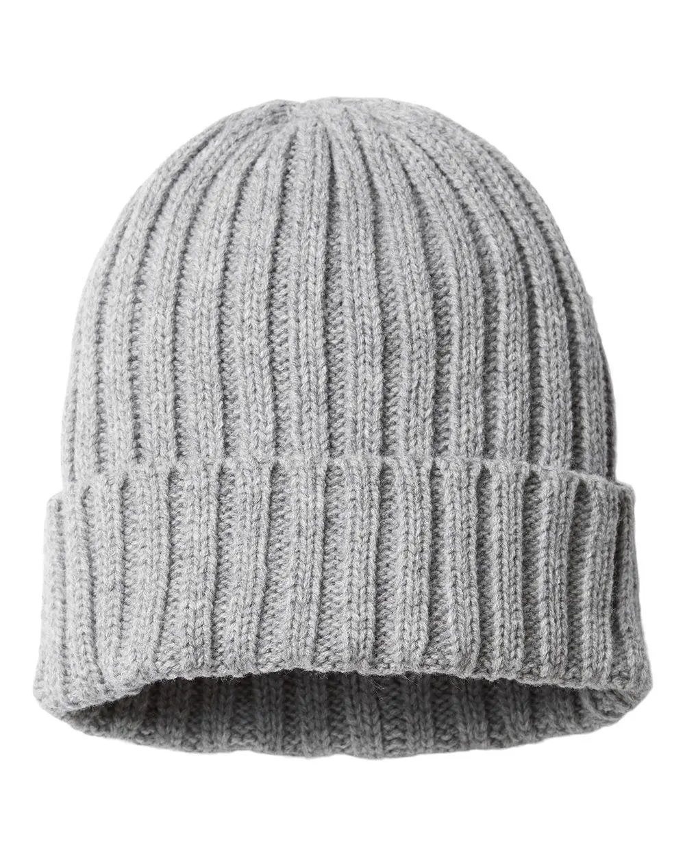 Atlantis Headwear Sustainable Cable Knit Cuffed Beanie - SHORE Adjustable Hat Baseball Cap Adjustable
