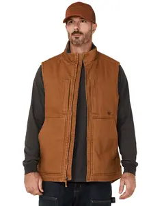 Hawx Men's Men'S Rust Copper Browder Weathered Duck Zip-Front Insulated - Hxfa21v10-Rust Copper