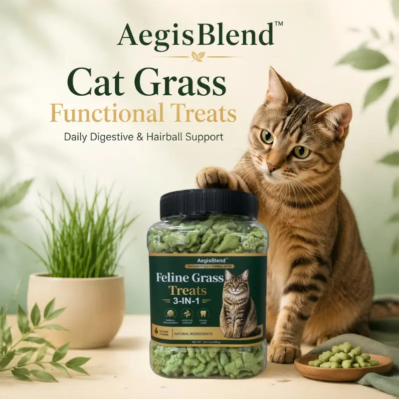 New Launch • Limited Time Only  3 in 1 Functional Cat Treats Hairball Relief Digestive Support Dental Care Crunchy Biscuits with Probiotics Catnip Flavor 400g Large Size for Multi Cat Homes Indoor Cat Daily Wellness Snack