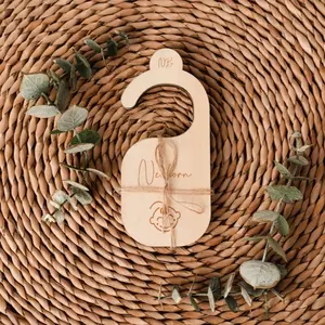 Wooden monthly milestone dividers for clothes