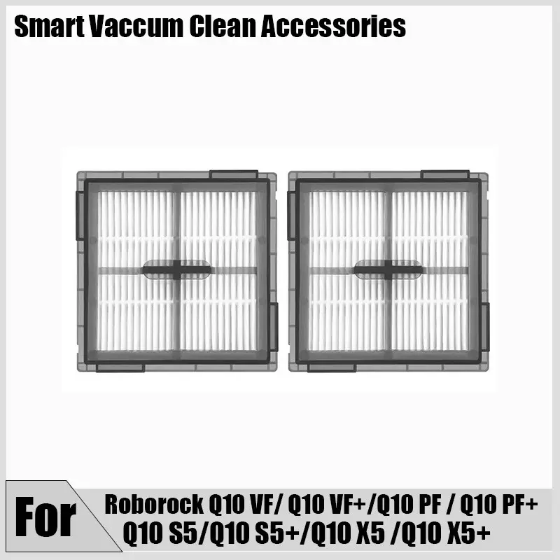 HEPA filter Replacement Parts compatible with Roborock Q10 VF/ Q10 VF+/Q10 PF / Q10 PF+/ Q10 S5/Q10 S5+/Q10 X5 /Q10 X5+ robot vacuum cleaner