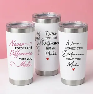 Difference Maker Gifts for Women - Mother's Day, Birthday Gifts for Women, Inspirational, Thank You Gifts for Teachers, Employee Appreciation Gifts for Coworkers - 20 oz Stainless Steel Tumbler