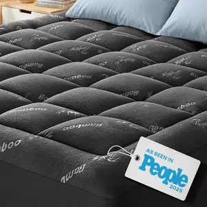 Niagara Ultra Soft Mattress Topper - Viscose Made from Bamboo, Breathable & Cooling, Pillow Top, Deep Pocket, Machine Washable, Ideal for Hot Sleepers