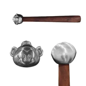 Creative Craft Ornament Stainless Steel Fist Hammer Hardware Tool Hand Tools Solid Iron Hammer Car Multi-Functional Hammer