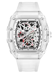 Men's Fashion Barrel Shped Quartz Watch, Fashion Watch for Party, Daily Clothing Decor, Trendy All-match & Exquisite Watch for Birthday Gift with Box