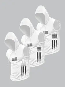Men's Stylish Sports Hooded Vest for Summer, Casual Fitted Tank Top with Moderate Fabric Thickness, Perfect for Active Wear, Sleeveless Gym Tops, Gym Workout Wear, Gymwear