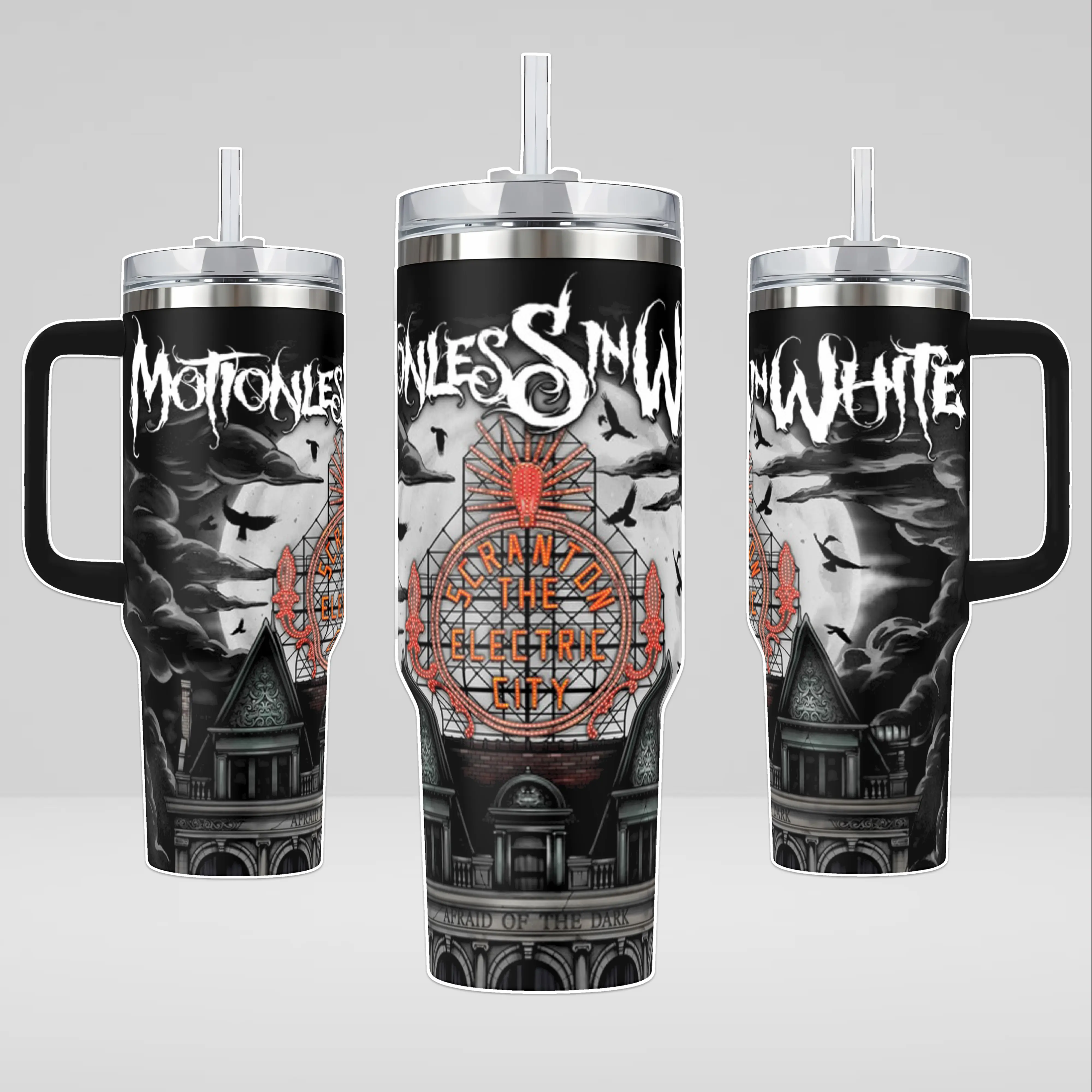 40oz Large Capacity Handle Car Cup