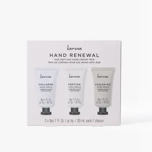 Karuna Hand Renewal Trio - Collagen Peptide & Ceramide Hand Creams for Age-Defying Skin Care 3 x 1 fl oz