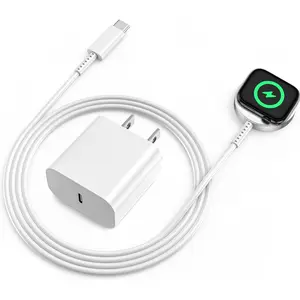 For Apple Watch Fast Smart iWatch Charger 6FT Magnetic Charging Cable With USB C Wall Charger for Ultra2/Ultra/Series 9/8/7/SE/6/5/4/3/2/1