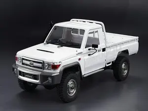 Killerbody Realistic Look RC Car Hard Body Kit - for Axial SCX10 Chassis, 313mm Long Wheelbase, White ABS Plastic Parts Set (Land Cruiser 70 Style)