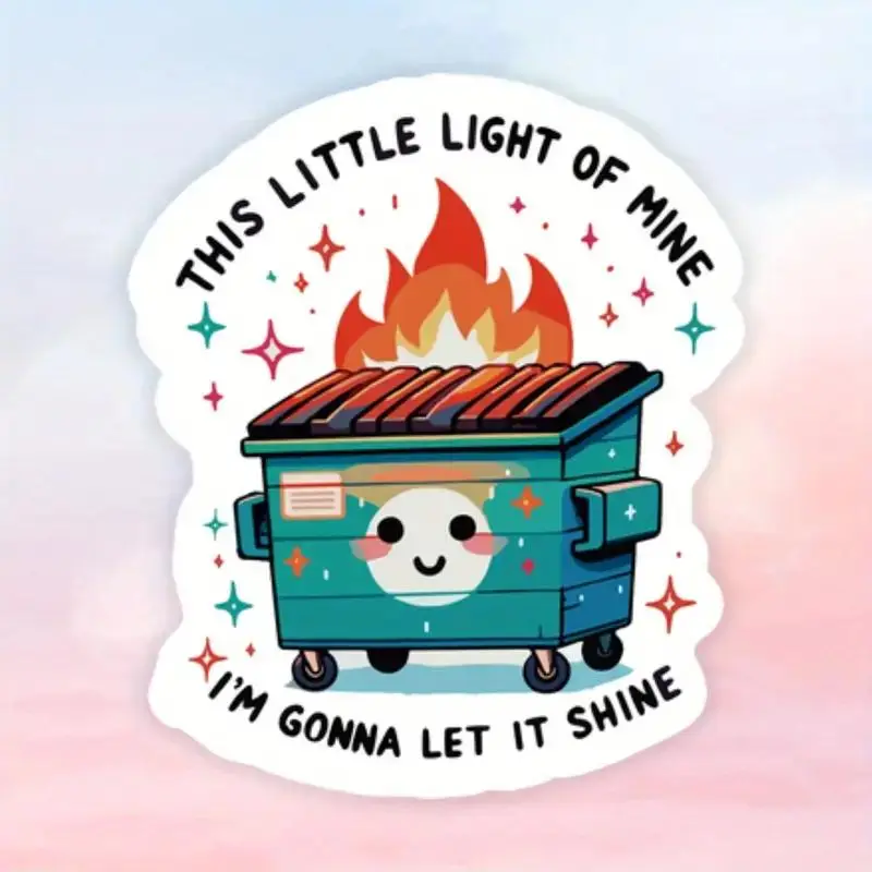 Car Sticker, Cute Car Decal, Waterproof Car Sticker, Universal Exterior Decoration Accessories for Car, Laptop, Motorcycle, Water Bottle