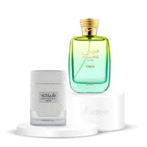 Shiyaaka Snow + Hawas Verde | Eau De Parfum | Unisex Fragrance | 100 ML | Lemon - Citrus & Aromatic Notes