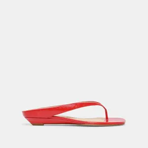 Dolce Vita GIZEL SANDALS RED CRINKLE PATENT