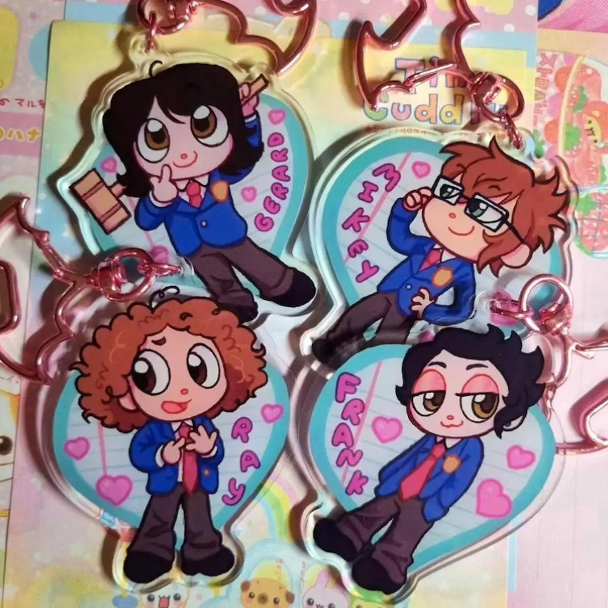 MCR Character 'I'm Not Okay' Acrylic Keychain - Music-Themed Collectible Keyring for Fans