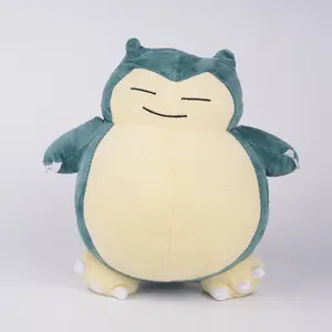 Soft Plush Snorlax Toy Cute Ornament,Handmade Anime Pokémon Room Desk Decoration,Car Accessories Ornament Decoration,Birthday Gift