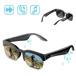 Smart Glasses Polarized Sunglasses Men's and women's Sunglasses Long battery life Glasses With Speakers UV protection Voice Control Speaker Glasses Headphone Glasses Multifunctional Audio Sunglasses