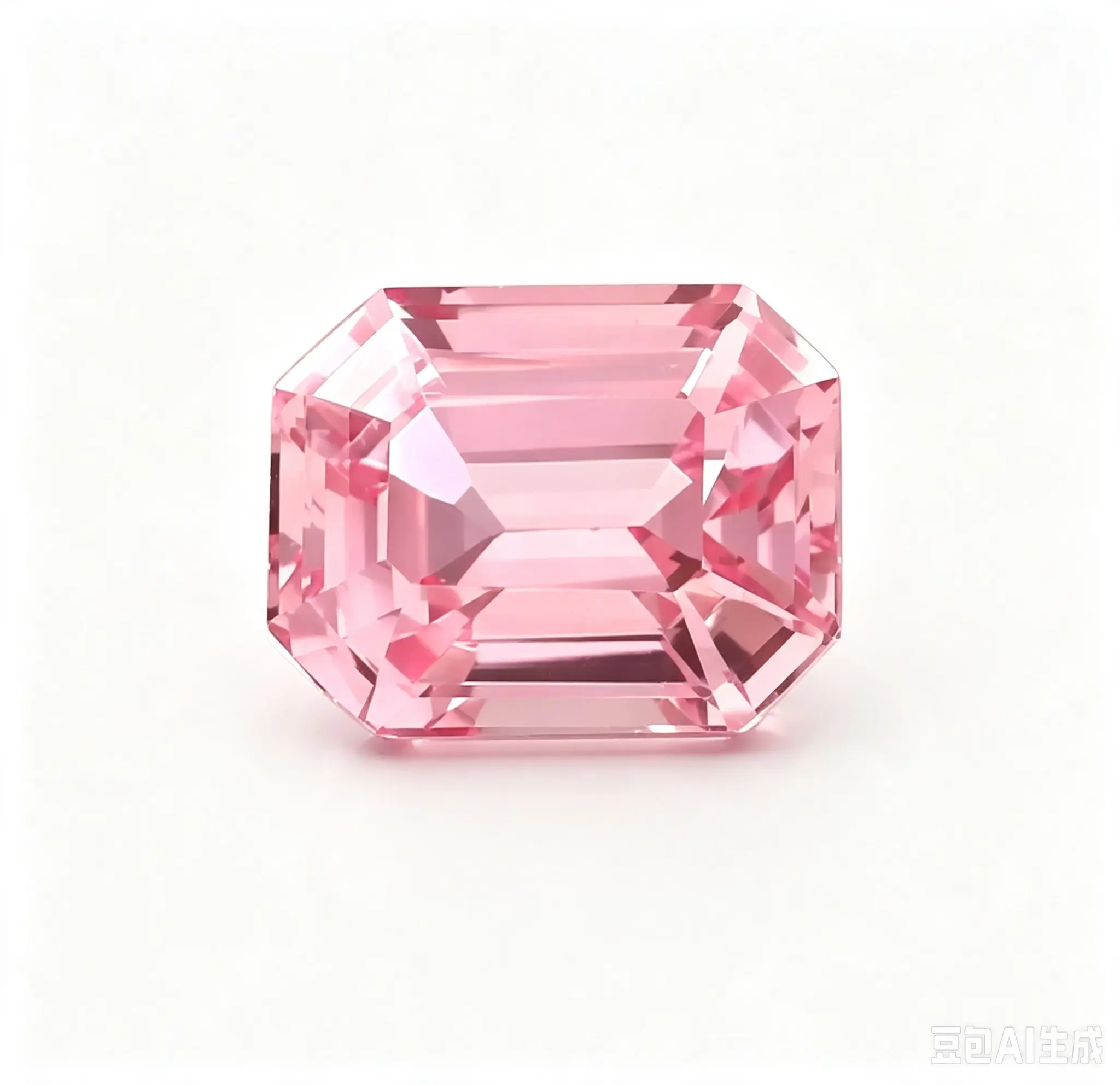 Lab-Grown Radiant Cut Pink Sapphire With AGL Certificate