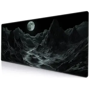 Landscape Pattern Mouse Pad, Large Gaming Mouse Pad, E-sports Office Desk Mat, Keyboard Pad, Non-slip Computer Mouse Mat for Home Office Games, Desk Accessories