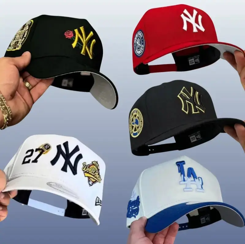 New Era MLB NY Yankees LA Dodgers Snapback Baseball Cap Unisex Adjustable Premium Cotton Embroidered Logo Street Style Fashion Trend Gift 2026