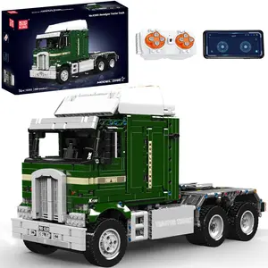 Mould King 13202 Mobile Truck Construction Toys, APP & RC Control Motorized Semi Trucks Building Blocks Kit, Assembly STEM Car Model for Kids/Adults - Perfect for Creative Play and Learning (2181+)