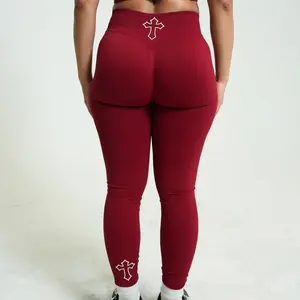 Halo Rise Leggings - Wine Red