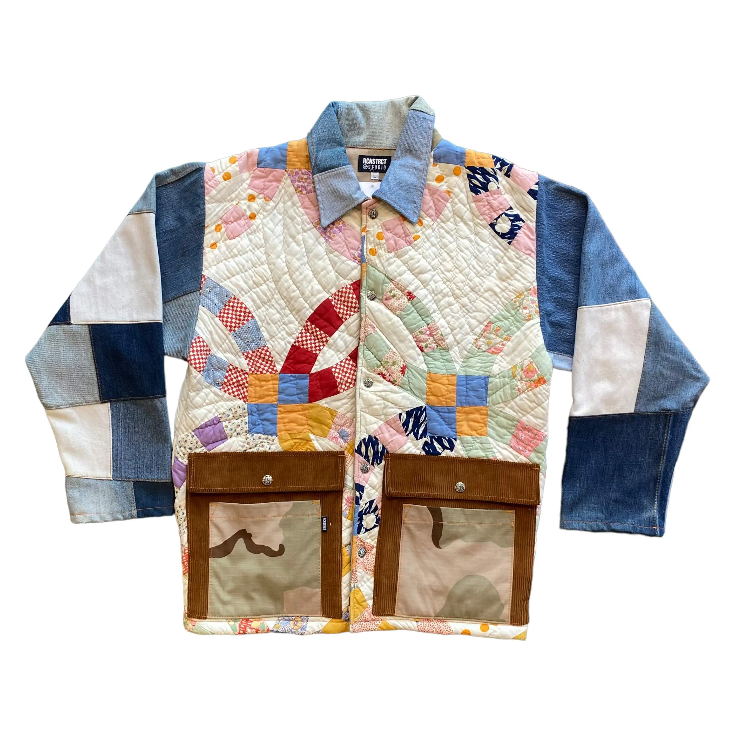 Quilt + Denim Patchwork Jacket // Random Selection