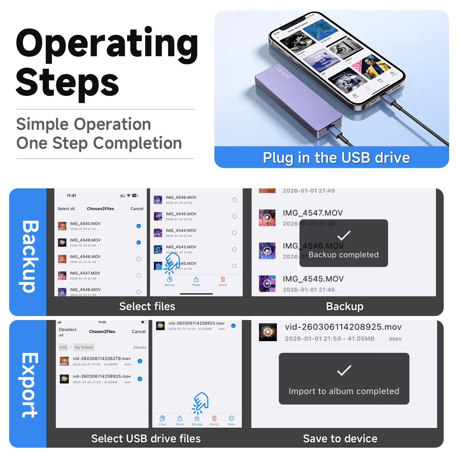 FunnyPanda 1TB USB Flash Drive High-Speed USB 3.0 External Storage for iPhone Android PC Mac Foldable Design Easy Connectivity FunnyPanda 1TB USB Flash Drive High-Speed USB 3.0 External Storage for iPhone Android PC Mac Foldable Design Easy Connectivity