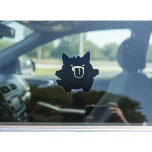 Cute Gengar Sticker - kawaii Type Anime Decal
