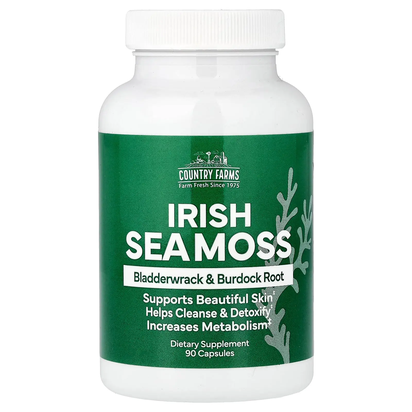 Country Farms Irish Sea Moss, 90 Capsules