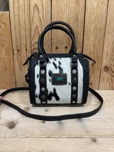 Cowhide Concho MINI Speedy Crossbody!