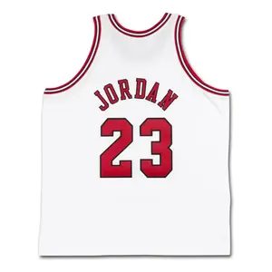 Michael Jordan Autographed Chicago Bulls 'Career Stats' Embroidered White Jersey UDA LE23