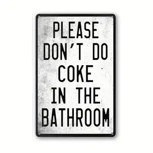 8x12in Funny Retro Tin Wall Sign, Home Decor Plaque, Home Bar & Man Cave Room Accessories, Boyfriend Gift