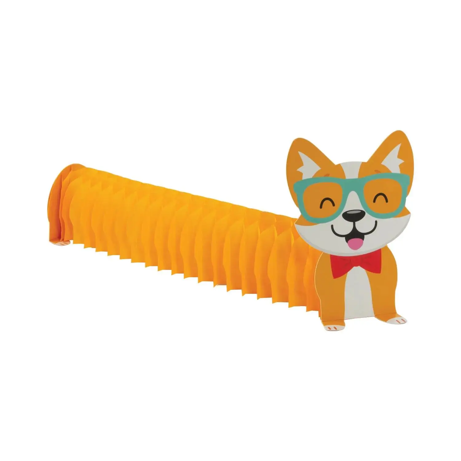 Dog Party Honeycomb Centerpieces Decor Ornaments, 3-Pc Tissue & Card Stock Festive Decorations with Simple Setup