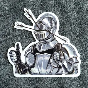 Arrow Knight Sticker, knight decal, knight sticker, vinyl sticker, armor decal, armor sticker, medieval, medieval sticker, medieval knight, silly sticker, fantasy sticker, arrow