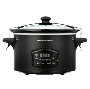 Programmable Slow Cooker, Temperature Probe, 6 Quart Capacity, 33962